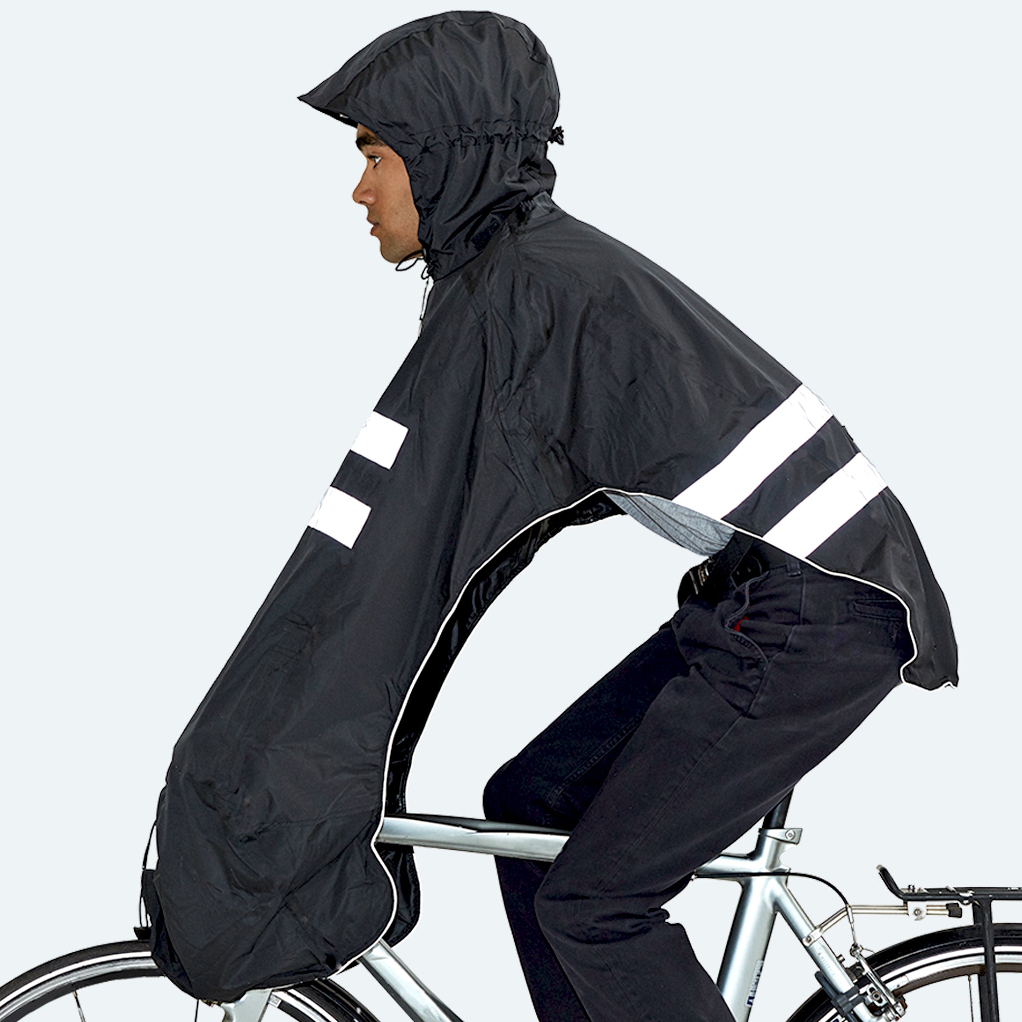NoRain Lightweight Poncho - Black – NoRain Copenhagen